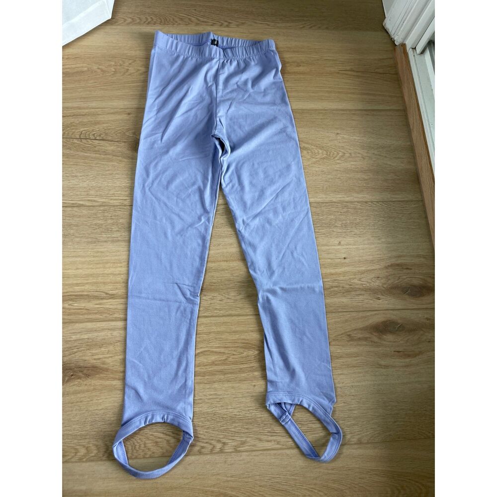 ASOS Lavender Stirrup Leggings 4US 80s Retro, Balletcore, Dancewear, Activewear